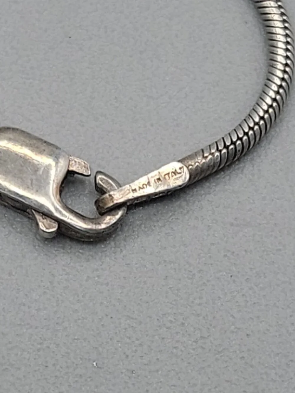 Sterling Silver CW Mosiac Crystal Pendant Necklace 18